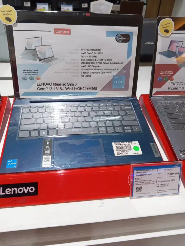 Lenovo IdeaPad Slim 3 – Core i3-1315U (Win 11 + OHS + M365)