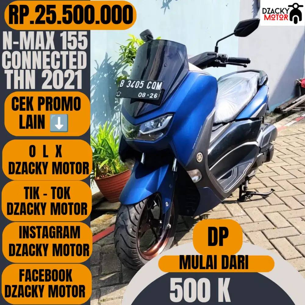 NMAX 155 CONNECTED 2021 SECOND LIKE NEW