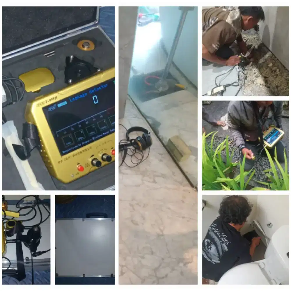 Jasa deteksi pipa bocor dalam bangunan dan tanah akurat 100%