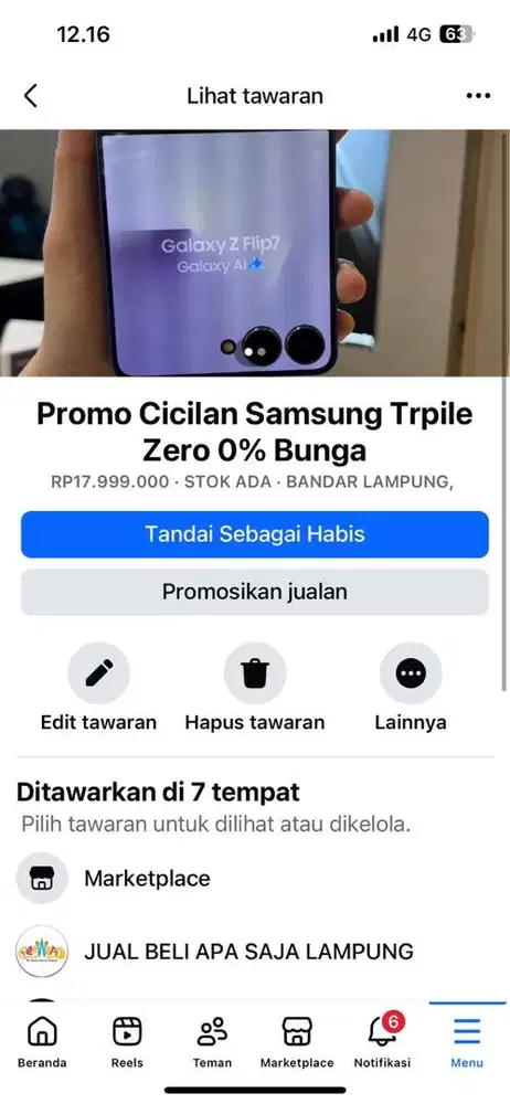 Kredit Samsung A36 A56