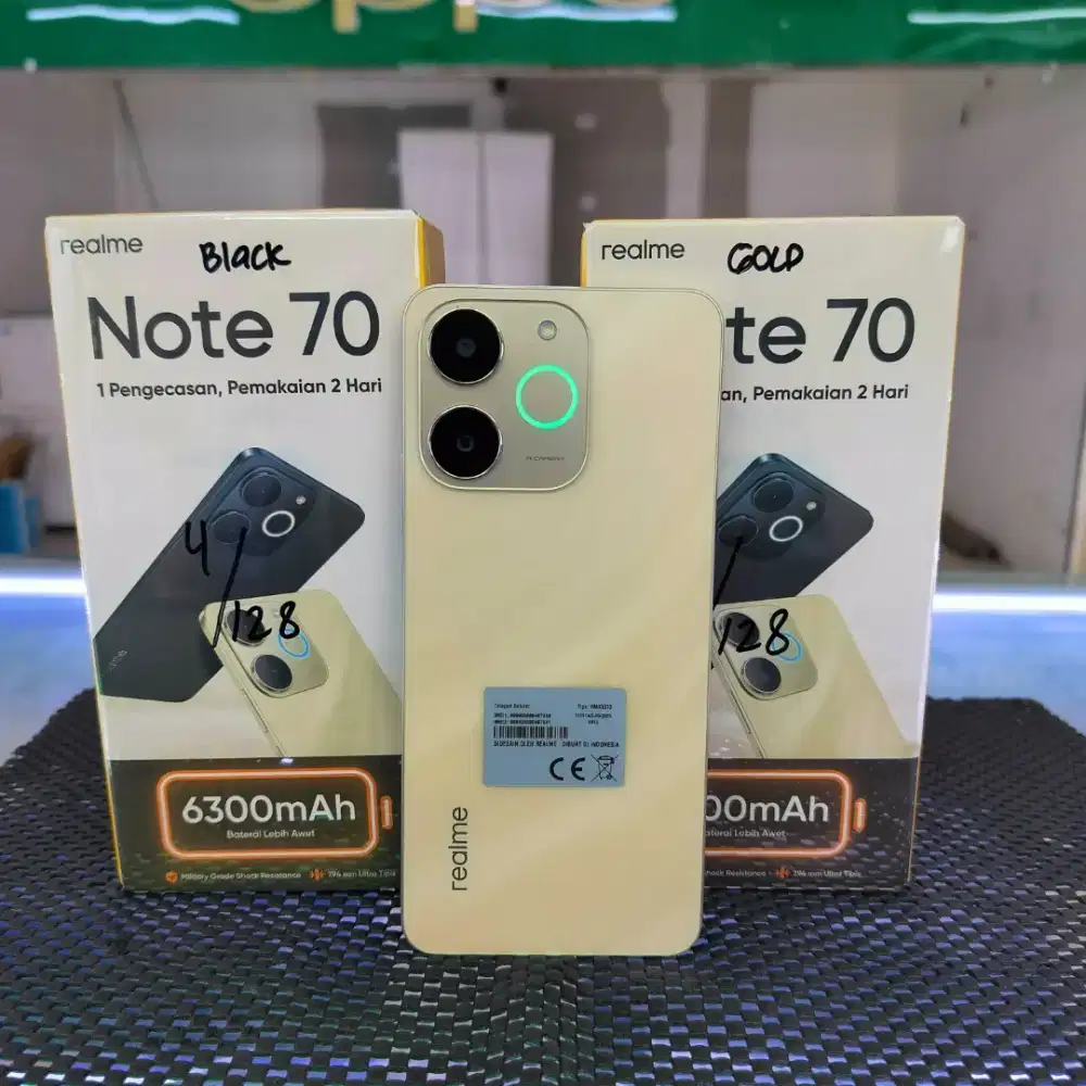 Termurah Realme Note 70 4+128GB New Garansi Resmi