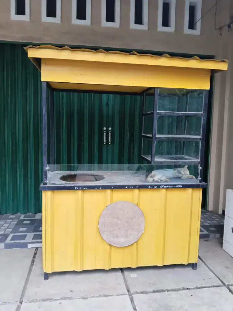 [Like New] Gerobak Display Jualan