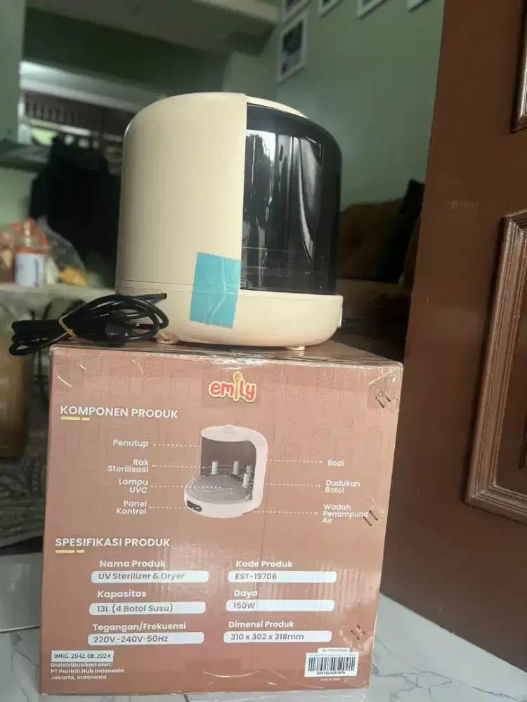 Sterilizer dan dryer merk emily 150 w murah