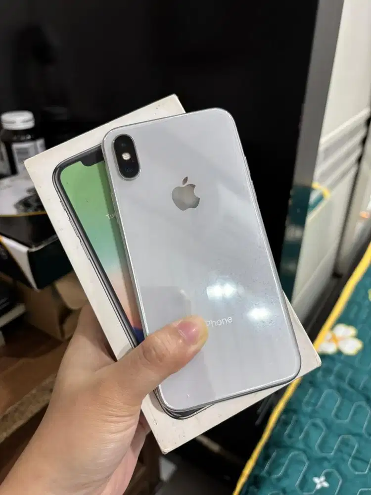 IPhone X 64GB Silver IBox Pa/a Mulus Nomines
