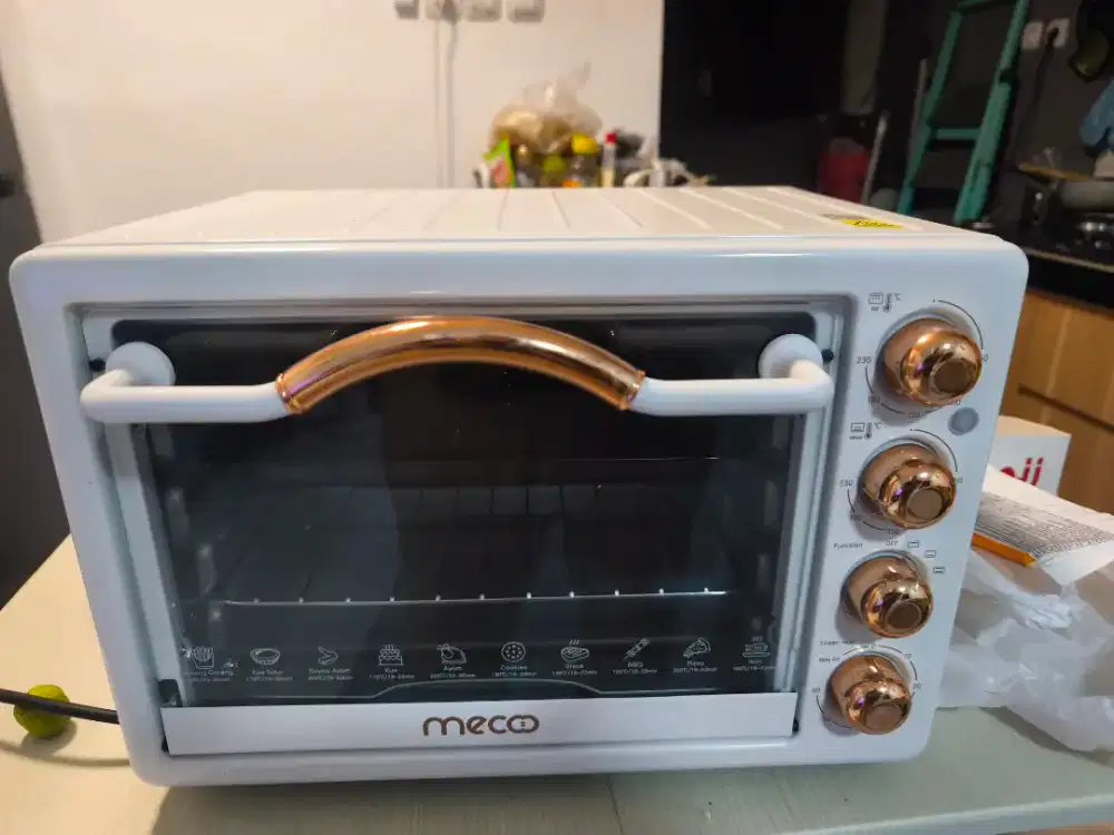 OVEN LISTRIK MECO 4 KNOB – MULUS 99%