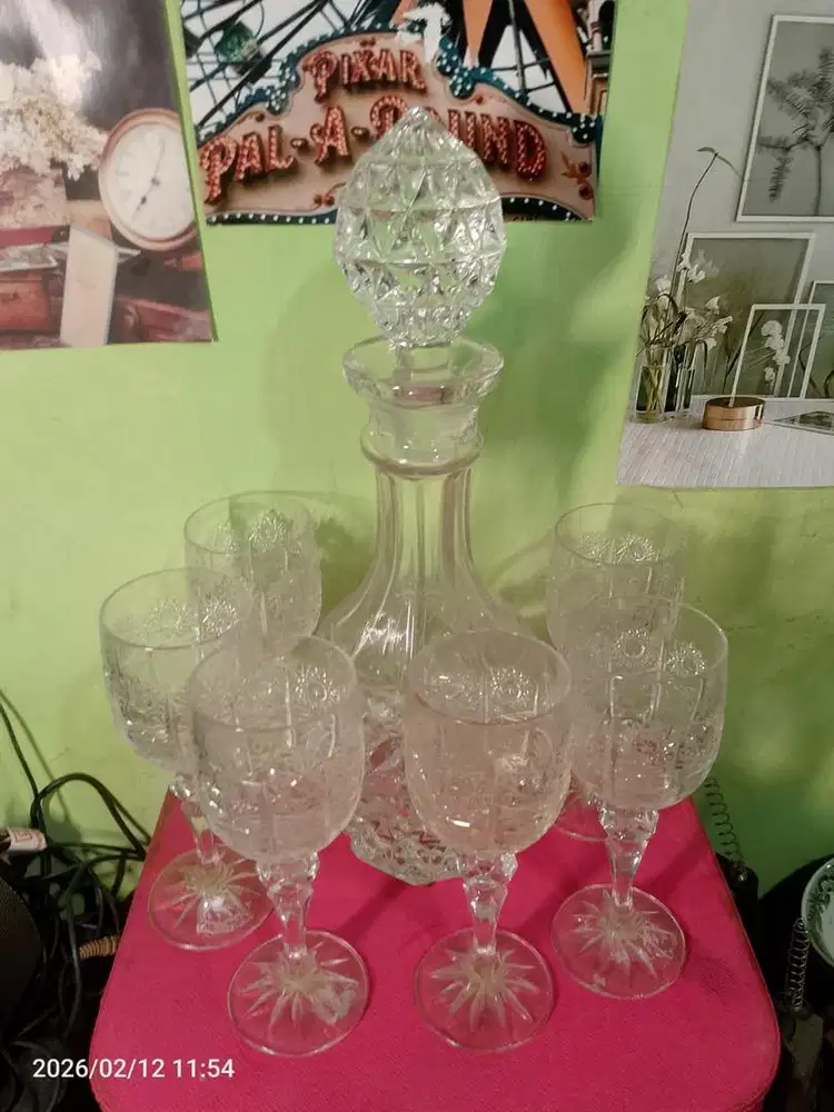 Kristal bohemia wisky 1set