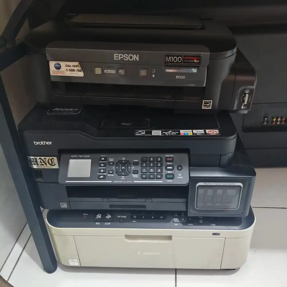 Printer cannon Printer brother kondisi nyala bekas