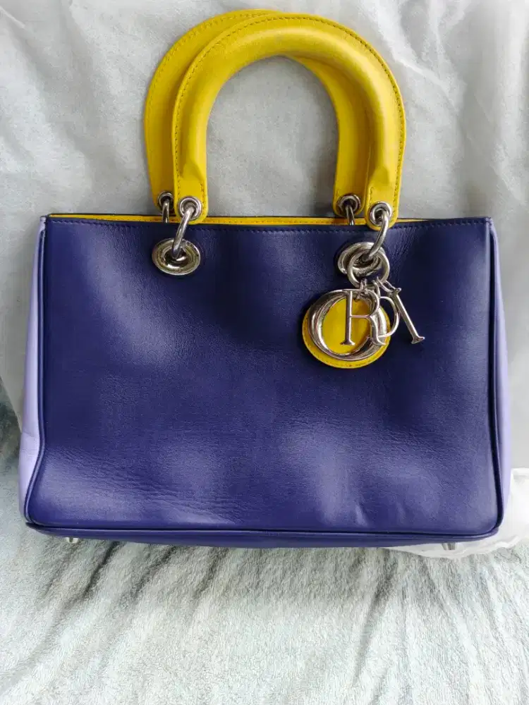 Dior multicolor bag original preloved good condition