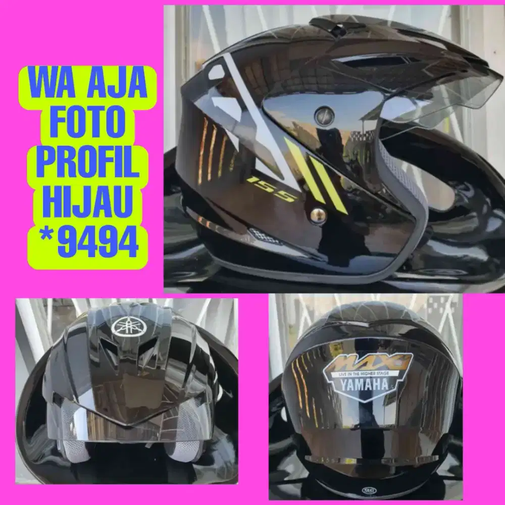 HELM Yamaha Aerox &/ Nmax ~ ASLI ORIGINAL. Mantap Jos