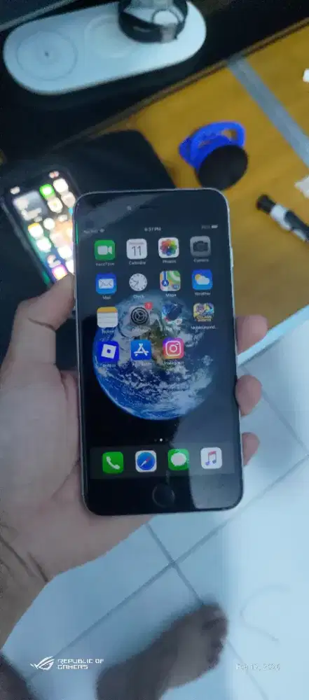 Iphone 6plus 16gb ud instal game Dan aplikasi tinggal pakai harga net