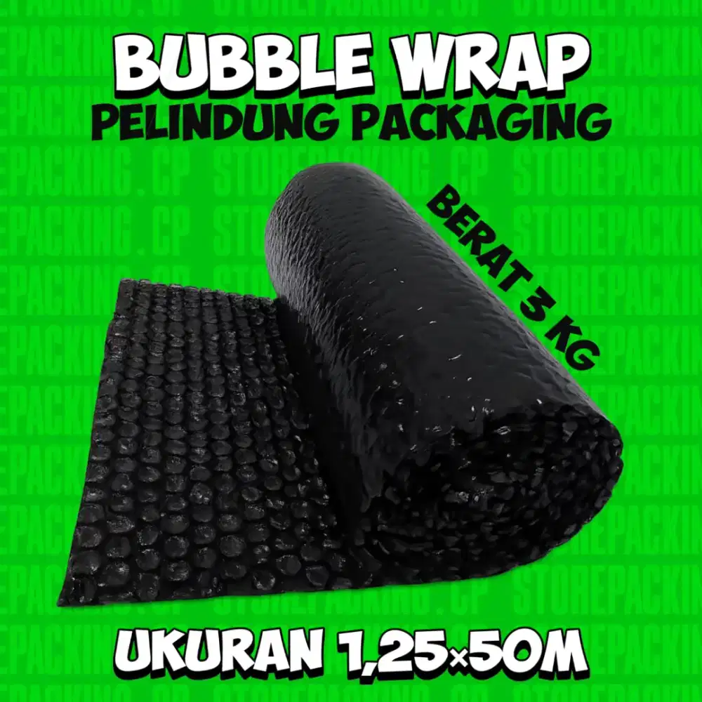 Bubble wrap ukuran 125cm × 50meter