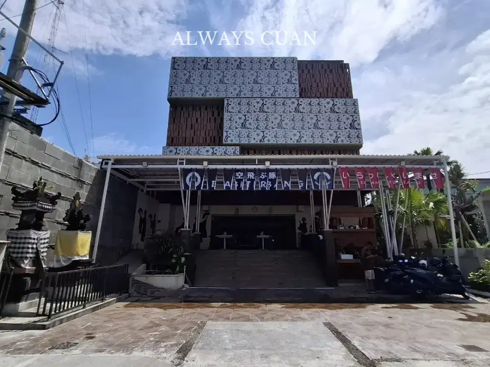 Hoter Bergaya Jepang Lokasi Pinggir Jalan Bypas Kuta Dijual