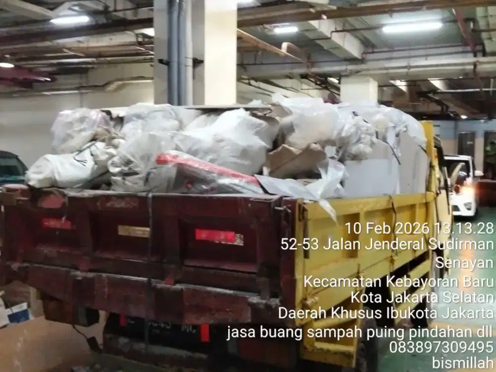 Jasa buang puing dan angkut sampah
