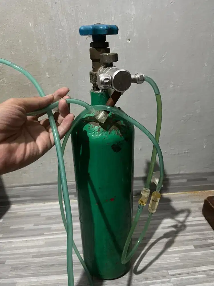 tabung co2 3 kg plus isi dan regulator ista plus buble counter vivaria