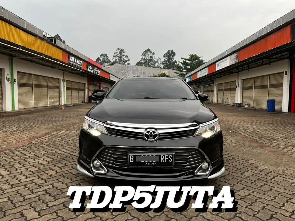 TOYOTA CAMRY 2.5 V AT 2016 HITAM FACELIFT GRILL MODEL BARU Plat RF