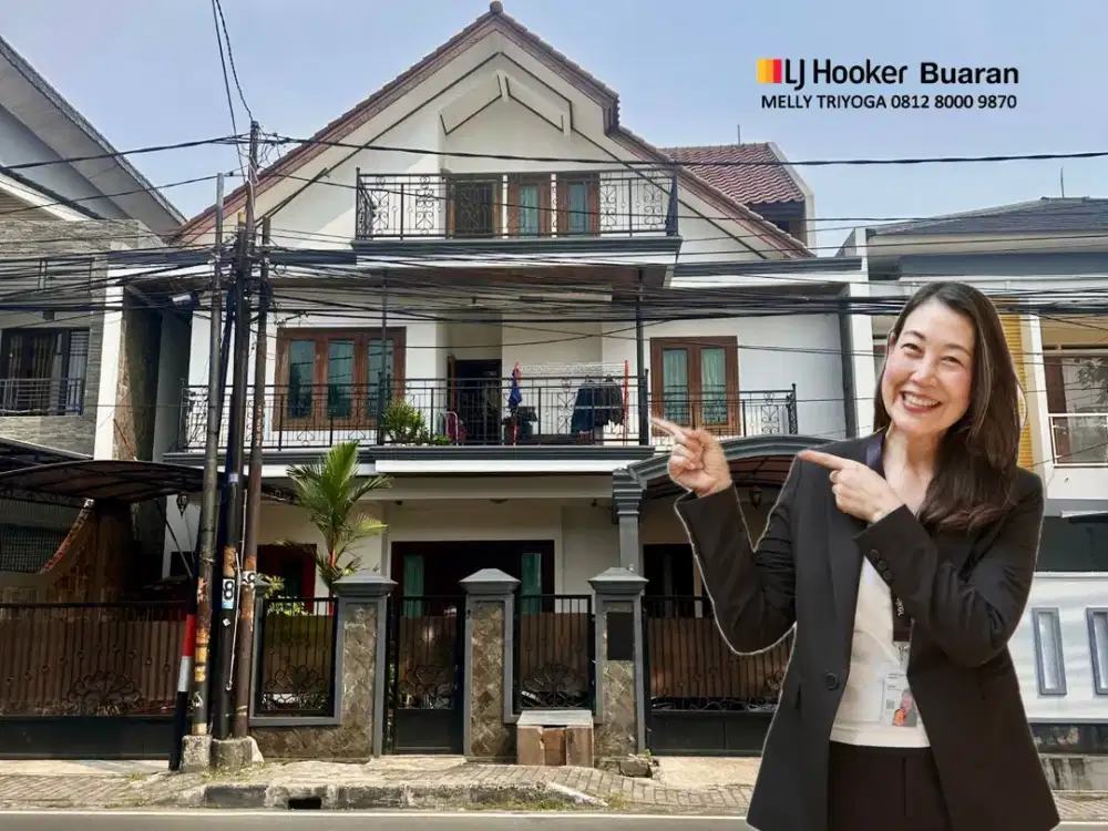 Rumah 3 Lantai Delima Raya Malaka Sari Duren Sawit Klender Jakarta Timur