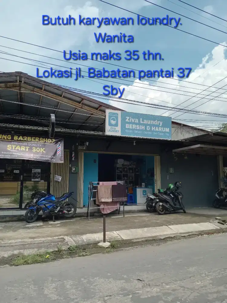 Lowongan kerja loundry