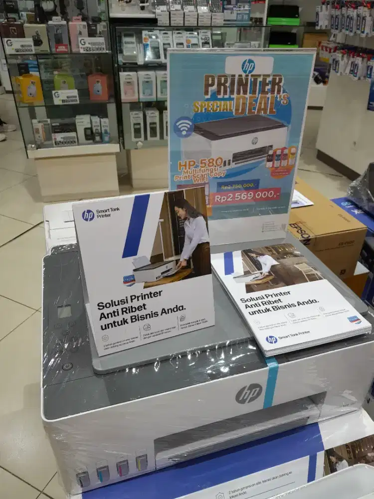 Promo cicilan PRINTER HP 580 multifungsi print scan copy WIFI