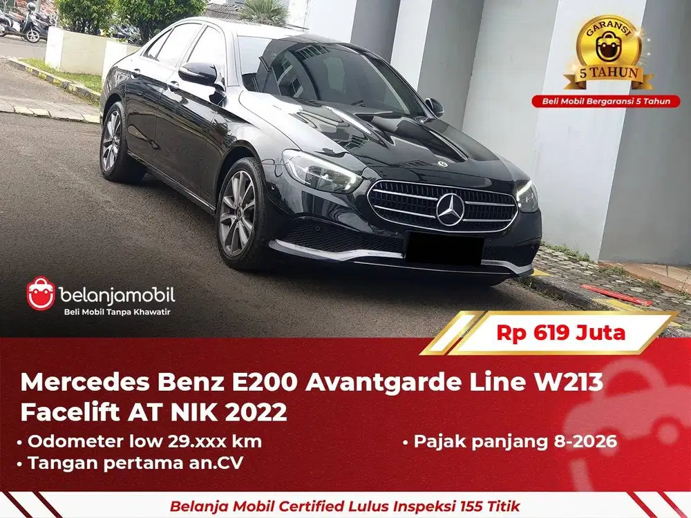 [ LOW KM ] Mercedes Benz Mercy E200 E 200 Avantgarde W213 2022/2023