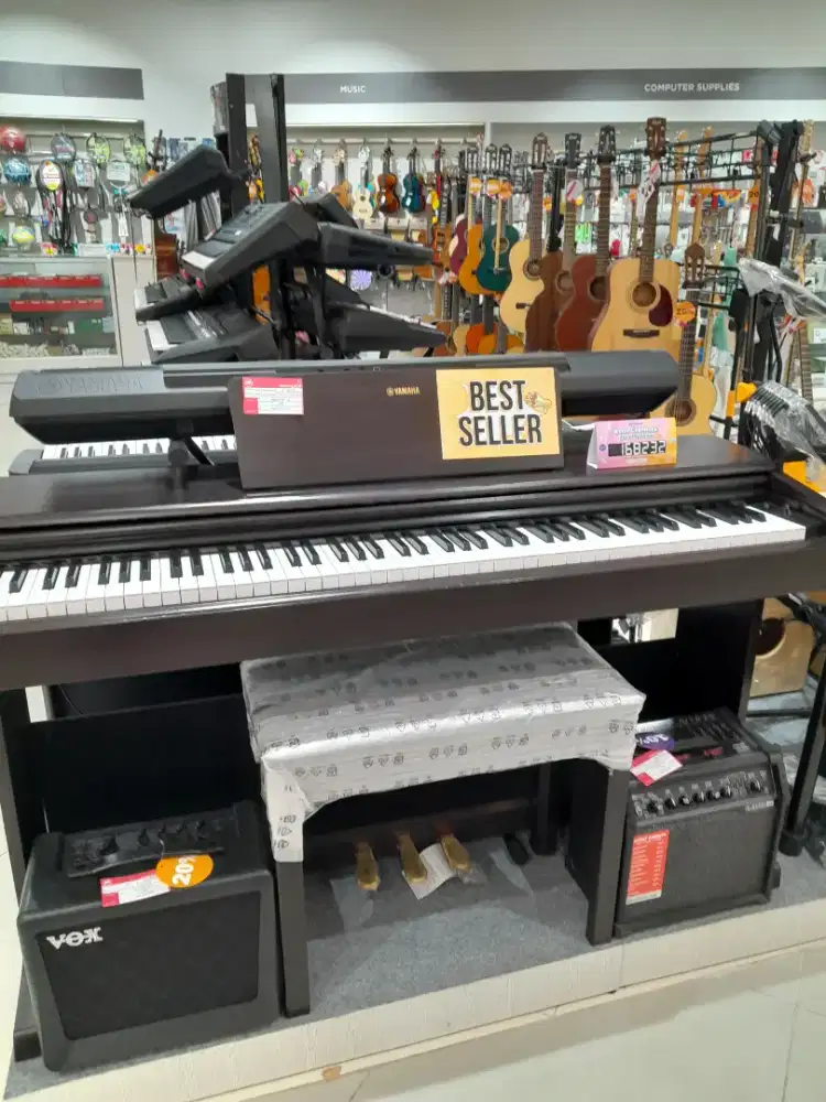 Promo cicilan YAMAHA DIGITAL PIANO ADAPTOR + BANGKU YDP 10