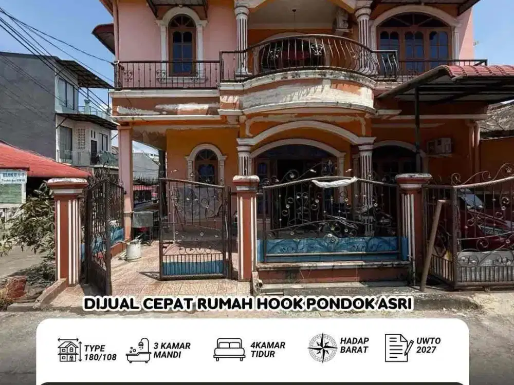 dijual pondok asri hook