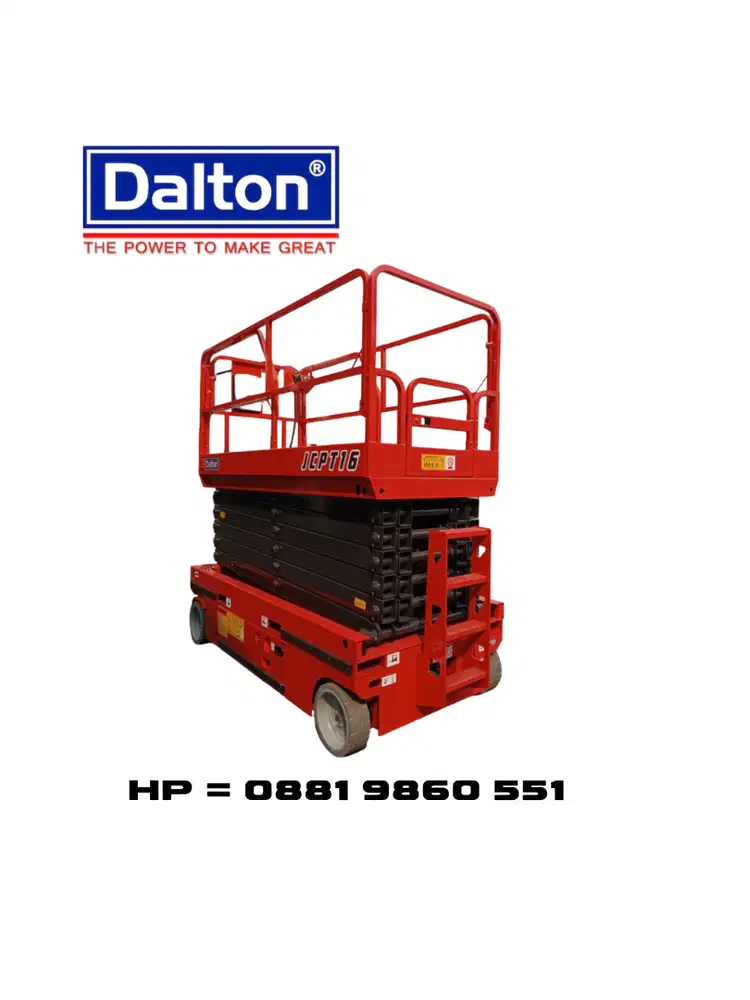 [BRAND NEW] Scissor Lift DALTON 8 - 16 Meter