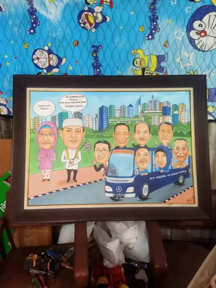 Lukisan di atas kain kanvas