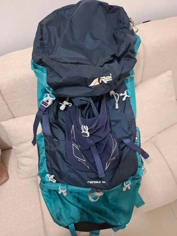 Carrier Hiking AREI Mandala 60L with Back System Tosca Green