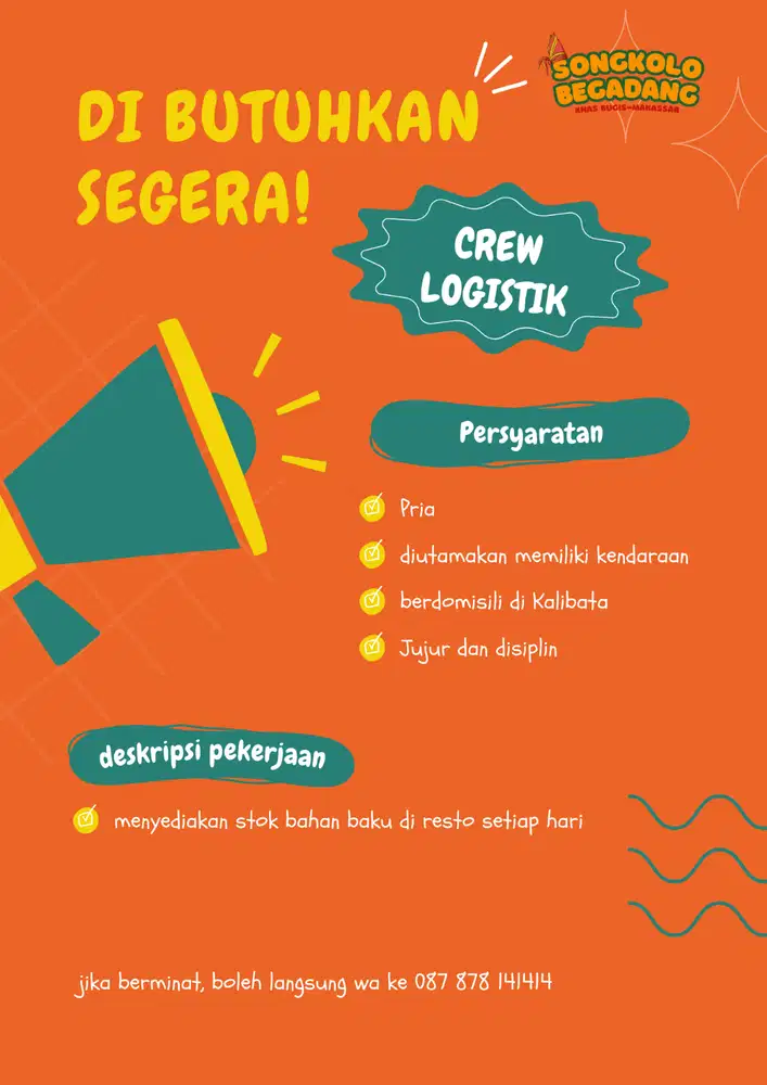 Lowongan Crew Logistik