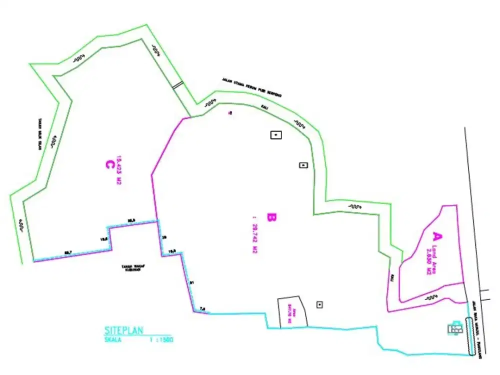 DIJUAL LAHAN BUARAN SERPONG, SEBRANG RUMAH SAKIT HERMINA, HARGA NEGO!