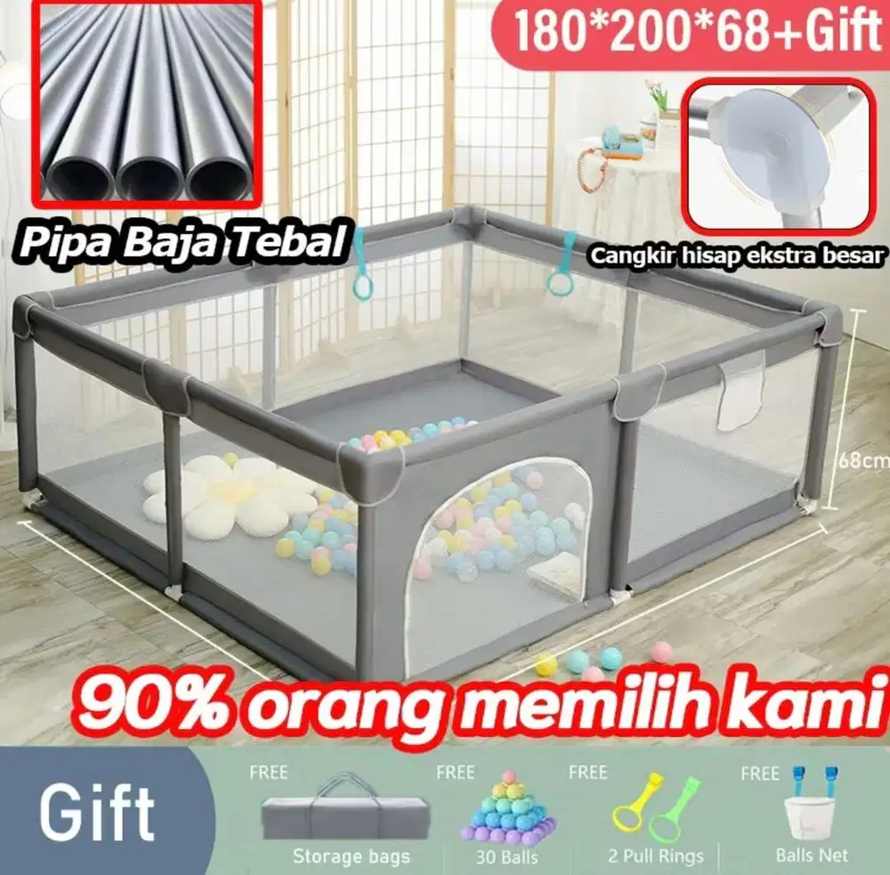 Pagar bermain 180 x 200