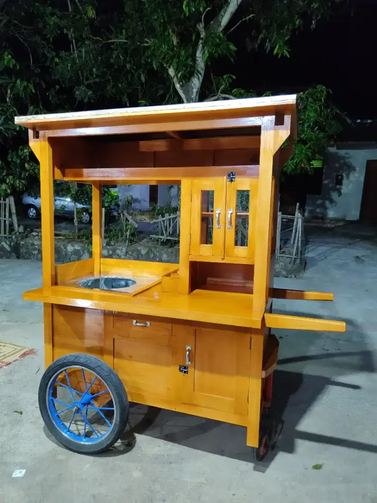 Jual Gerobak Angkringan,Bakso,Mie Ayam,Bubur,Roti BakardlL.
