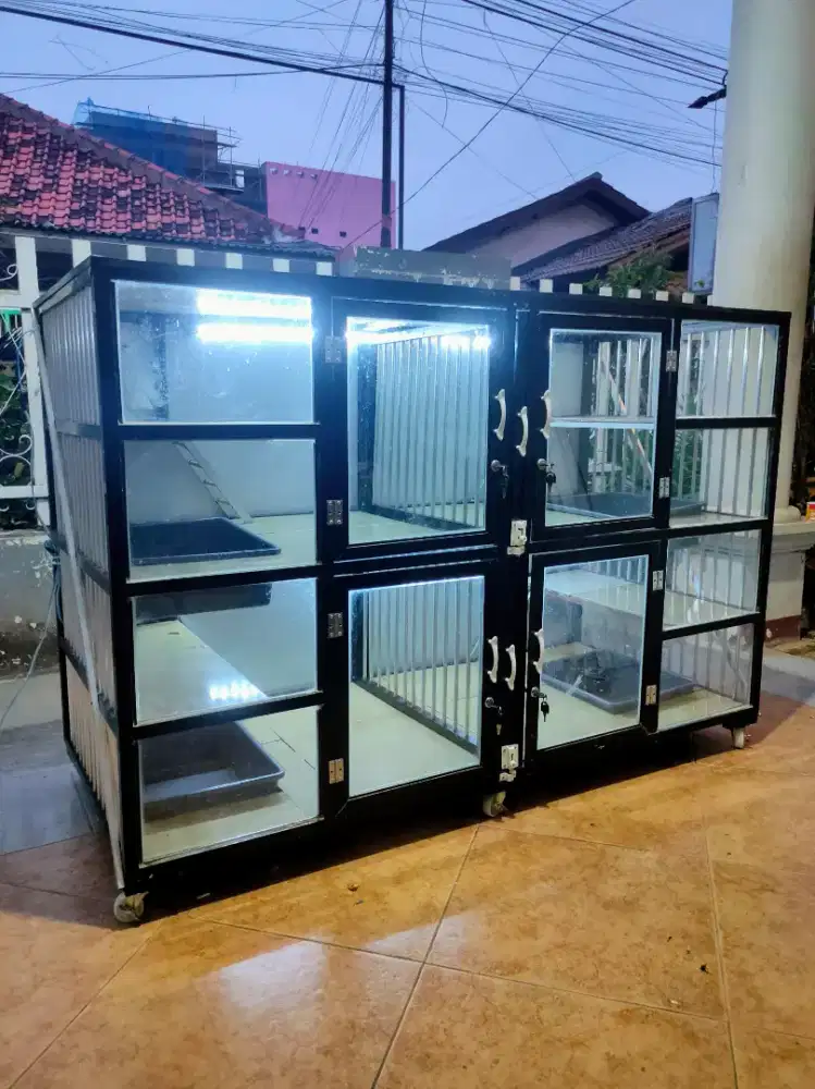 Kandang Kucing Aluminium Preloved BSH Persia Scottish Himalaya British