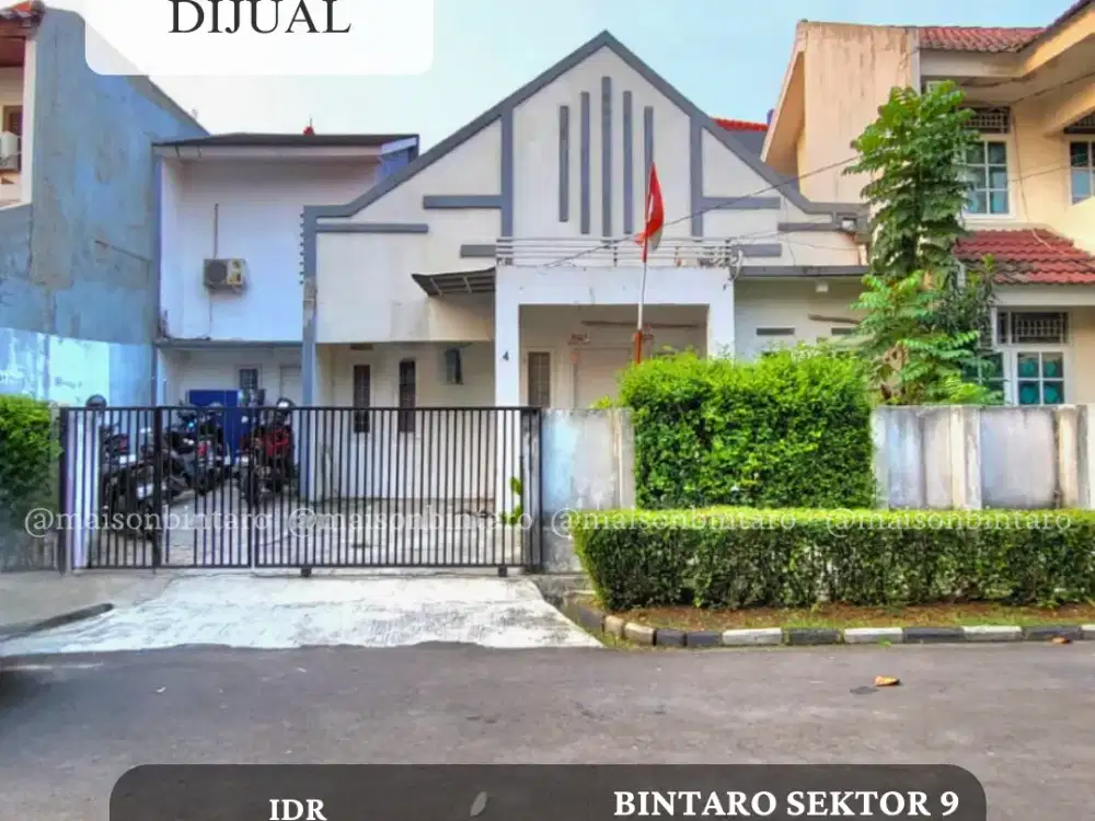 HOT SALE! Rumah Siap Huni di Bintaro Sektor 9 – Harga di Bawah Pasar! (SP 0041)