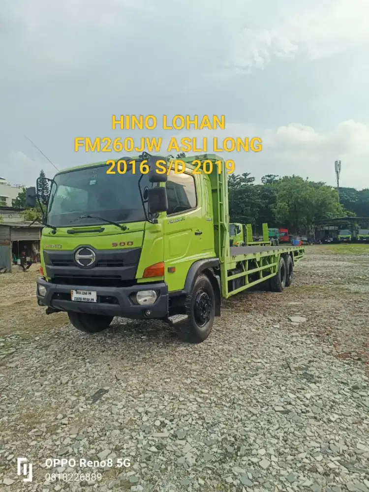 HINO LOHAN FM260JW ASLI LONG 6X4 LOAD BAK TRONTON ISTIMEWA SEKALI