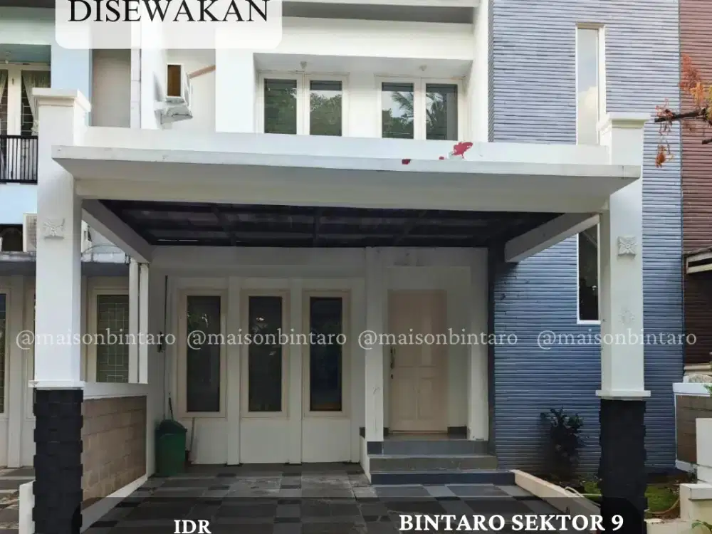 Disewakan Rumah di Bintaro Sektor 9 (SP 0751)