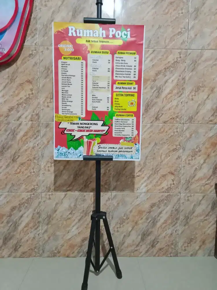 STANDING BANNER + 2 PAPAN