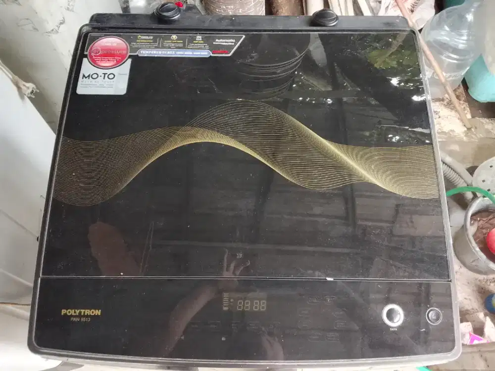 Mrsin cuci 1 lubang merek polytron sudah pake timer 10 kilo normal