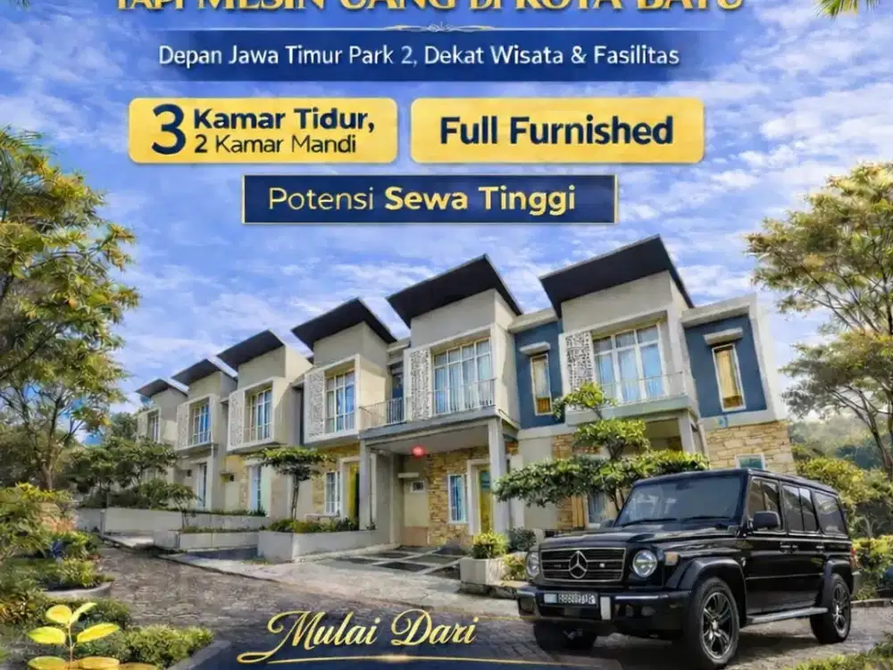 Villa Raya Area Wisata Batu Garansi Passive Income Akses Mudah
