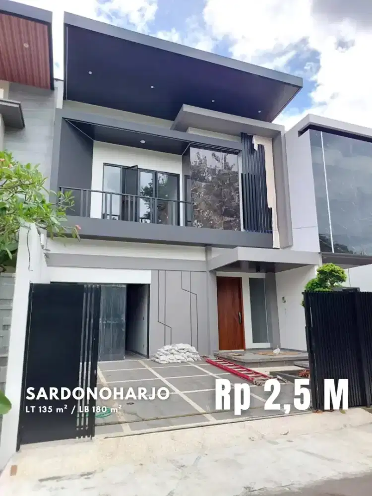 Dijual Rumah Baru Desain Elegan dekat Kampus UII Jalan Kaliurang