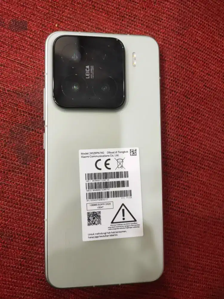 Xioami 15

Ram12/512
Lengkap original
Garansi NOV 2026