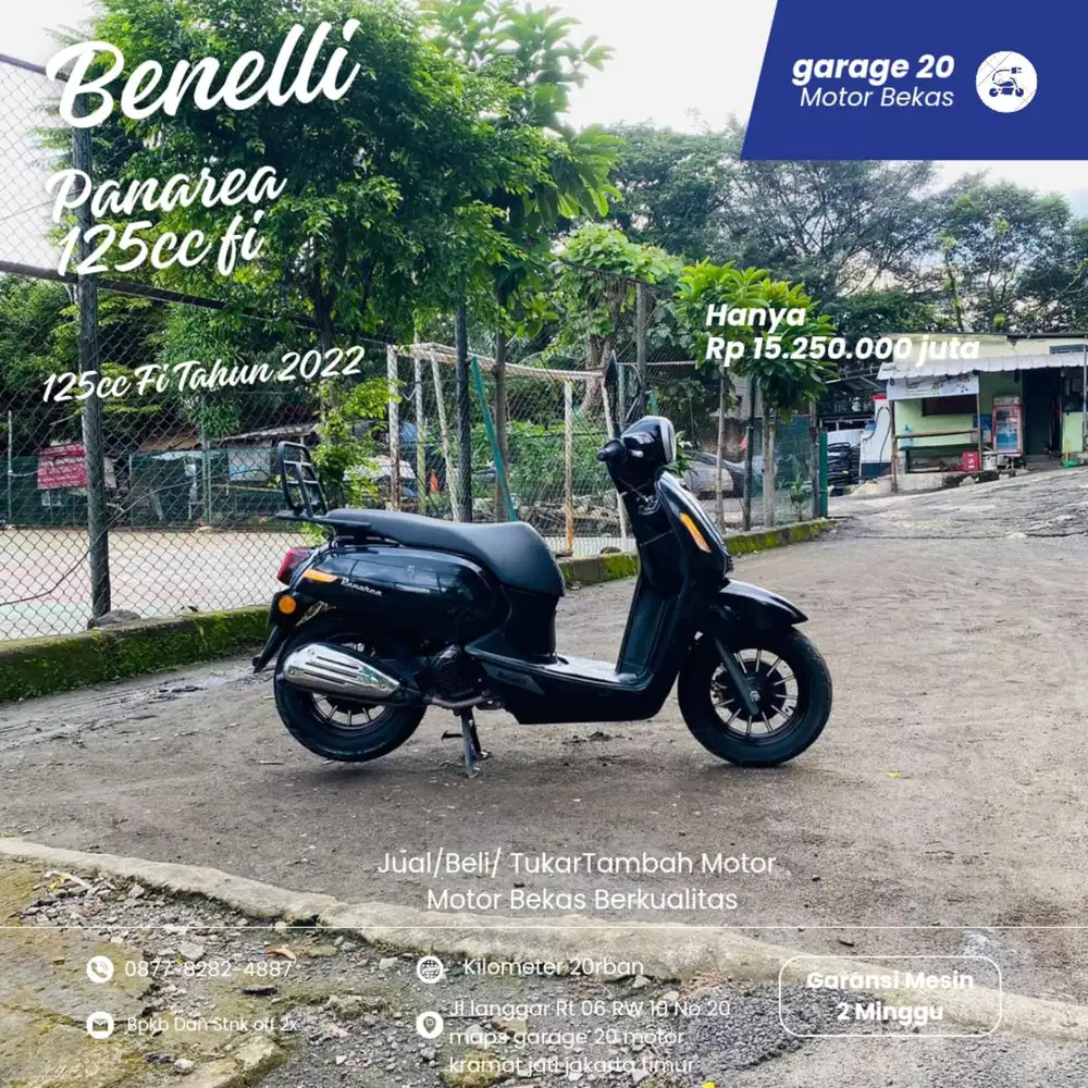 Benelli Panarea 125cc Fi Tahun 2022