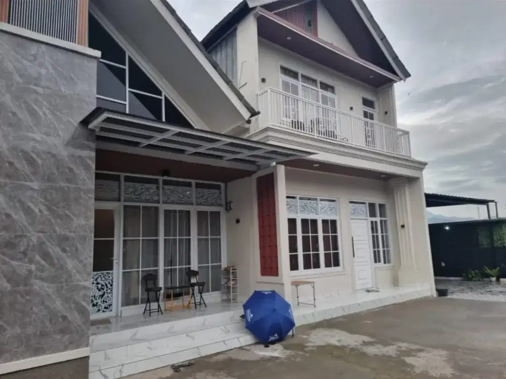 Rumah Villa Cantik Hook Semi Furnish di Ciparay Bandung Selatan