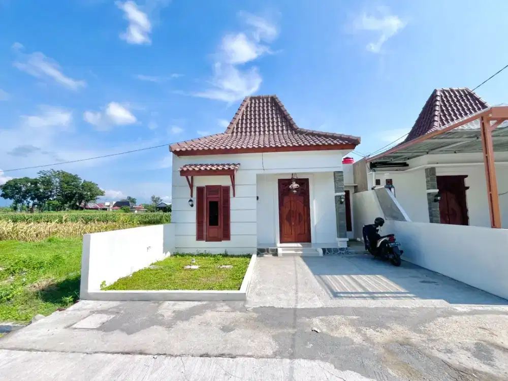 Rumah Cantik Dijual Harga Murah Cuma 299 Juta Berkonsep Joglo di Dekat Yogya