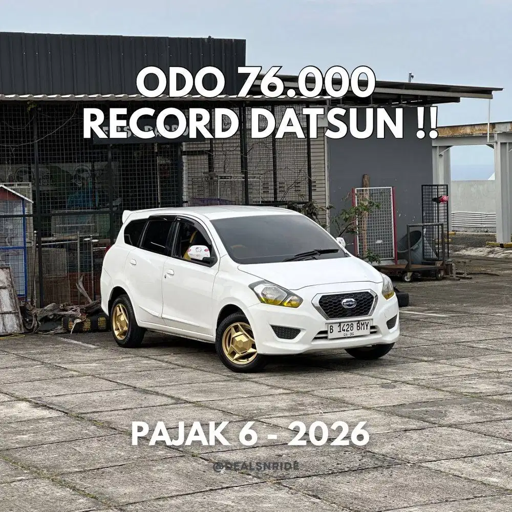 KM 73.000 ANTIKK ! PAJAK 6/2026 DATSUN GO PLUS PANCA 2016 MANUAL MULUS