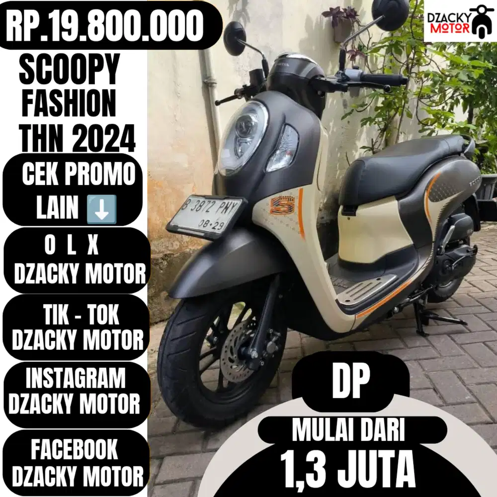 SCOOPY FASHION 2024 SECOND LIKE NEW