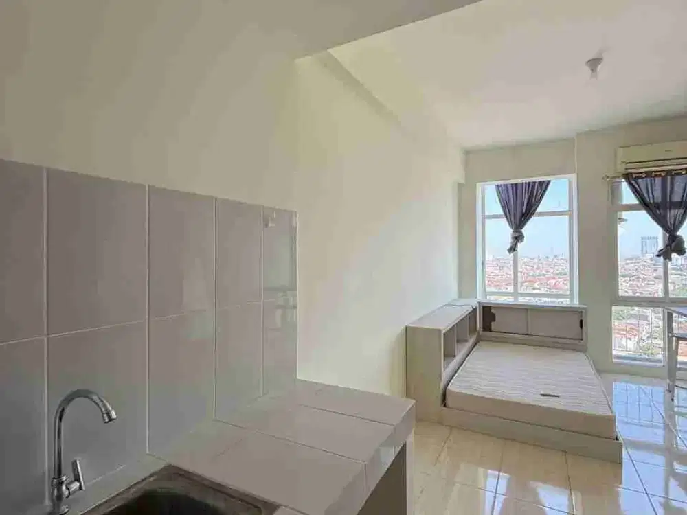 BALE HINGGIL DOUBLE WINDOW ‼️ Apartemen Studio Unit Langka Nol Raya Merr dekat Rungkut