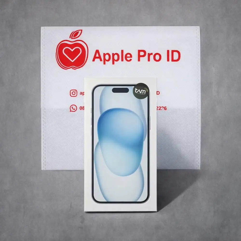 iPhone 15 128GB Blue New BNIB Resmi Indo