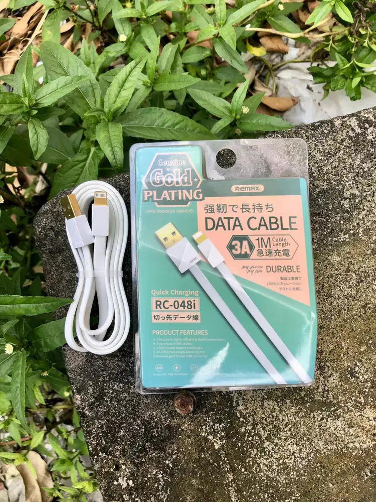 Remax Blade Data Cable 3A Lightning Gold Plating RC-048i