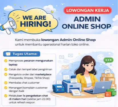 Admin Online Shop E-Commerce (Wanita)